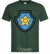 Men's T-Shirt Racer's badge bottle-green фото