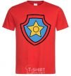 Men's T-Shirt Racer's badge red фото