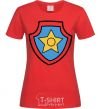 Women's T-shirt Racer's badge red фото