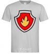 Men's T-Shirt Marshal's badge grey фото