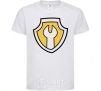 Kids T-shirt Hardy's badge White фото