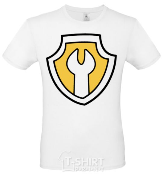 Men's T-Shirt Hardy's badge White фото