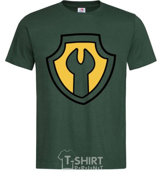 Men's T-Shirt Hardy's badge bottle-green фото