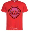 Men's T-Shirt Sky's badge red фото