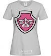 Women's T-shirt Sky's badge grey фото