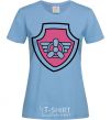 Women's T-shirt Sky's badge sky-blue фото