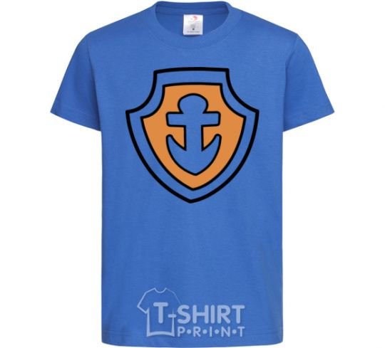Детская футболка Значек Зумы Ярко-синий фото