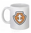 Ceramic mug Zuma's badge White фото