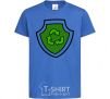 Kids T-shirt Rocky's badge royal-blue фото