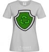 Women's T-shirt Rocky's badge grey фото