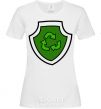 Women's T-shirt Rocky's badge White фото