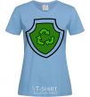 Women's T-shirt Rocky's badge sky-blue фото