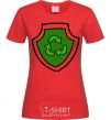 Women's T-shirt Rocky's badge red фото