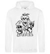 Men`s hoodie Halloween Puppy Patrol White фото