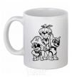 Ceramic mug Halloween Puppy Patrol White фото