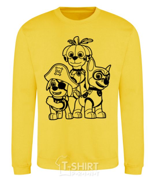 Sweatshirt Halloween Puppy Patrol yellow фото