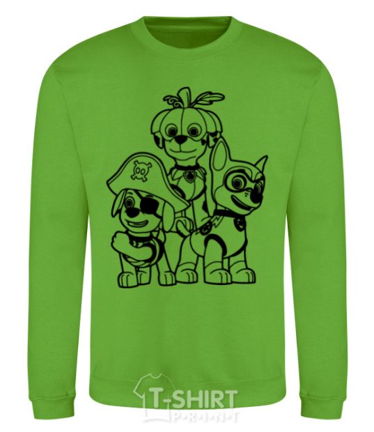 Sweatshirt Halloween Puppy Patrol orchid-green фото