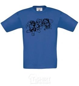 Kids T-shirt Puppy Patrol play royal-blue фото