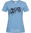 Women's T-shirt Puppy Patrol play sky-blue фото