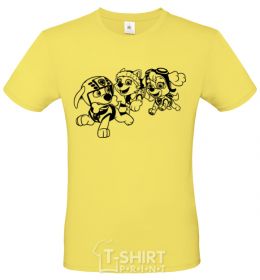 Men's T-Shirt Puppy Patrol play cornsilk фото