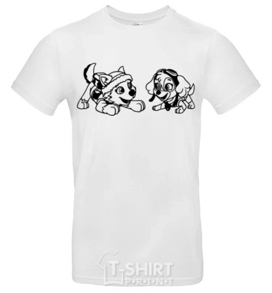 Men's T-Shirt Skye and Everest White фото