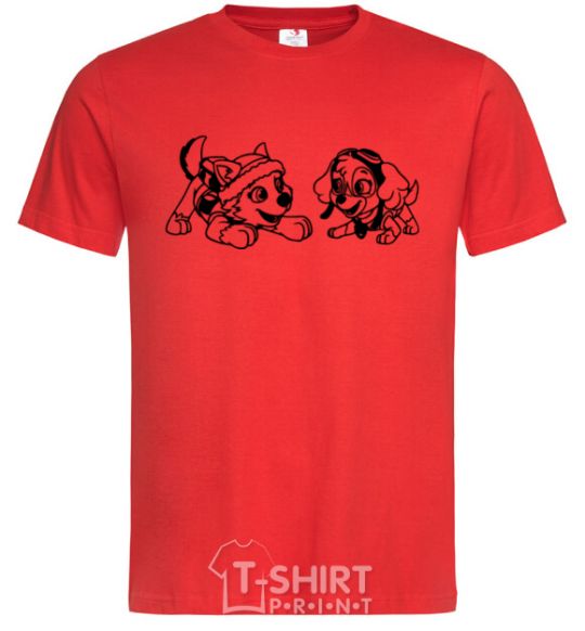 Men's T-Shirt Skye and Everest red фото