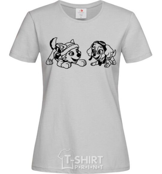 Women's T-shirt Skye and Everest grey фото