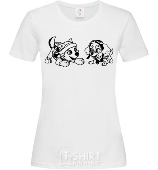 Women's T-shirt Skye and Everest White фото