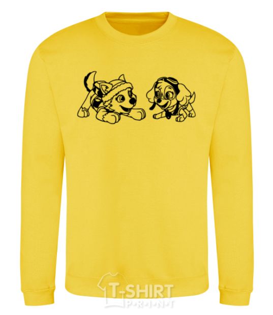 Sweatshirt Skye and Everest yellow фото