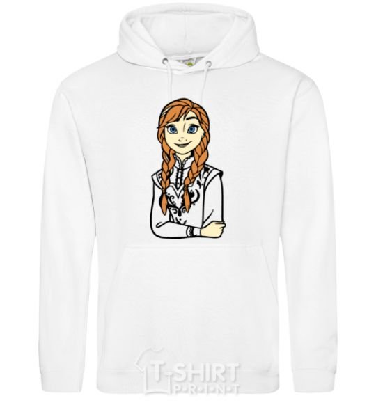 Men`s hoodie Anna Coldheart White фото