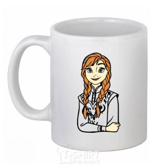 Ceramic mug Anna Coldheart White фото