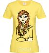 Женская футболка Анна Холодное Сердце Лимонный фото