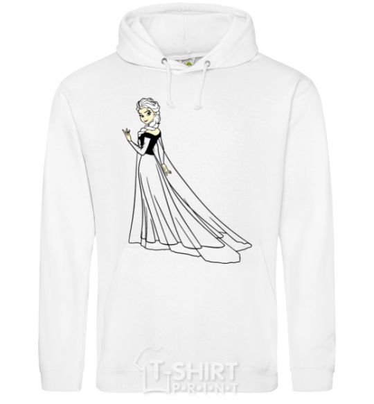 Men`s hoodie Elsa Coldheart White фото