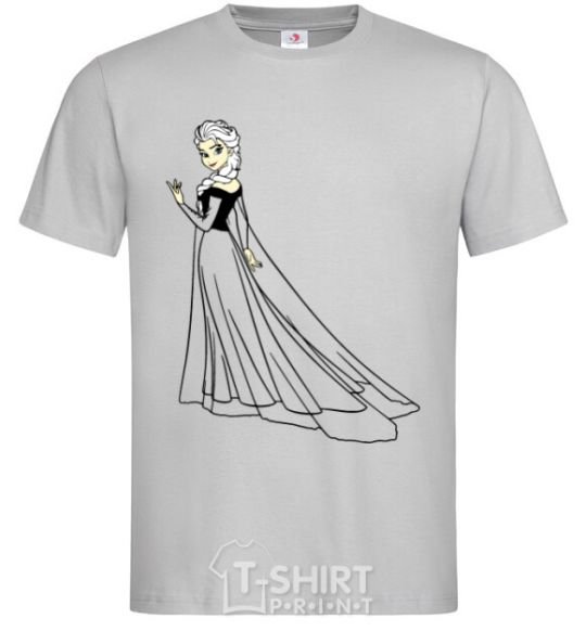 Men's T-Shirt Elsa Coldheart grey фото