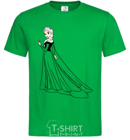 Men's T-Shirt Elsa Coldheart kelly-green фото