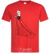 Men's T-Shirt Elsa Coldheart red фото