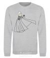 Sweatshirt Elsa with the snowflake sport-grey фото