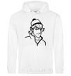 Men`s hoodie Kristoff White фото