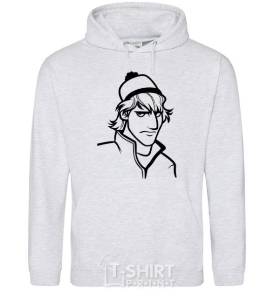 Men`s hoodie Kristoff sport-grey фото