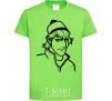 Kids T-shirt Kristoff orchid-green фото