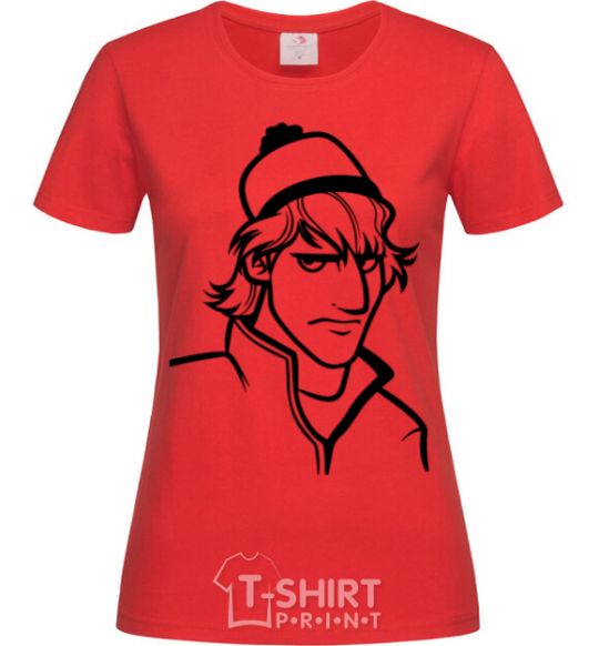 Women's T-shirt Kristoff red фото