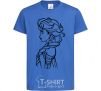 Kids T-shirt Anna profile royal-blue фото