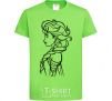 Kids T-shirt Anna profile orchid-green фото