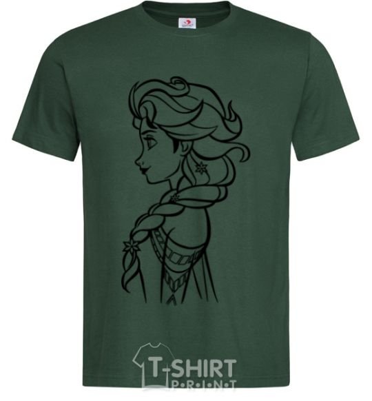 Men's T-Shirt Anna profile bottle-green фото