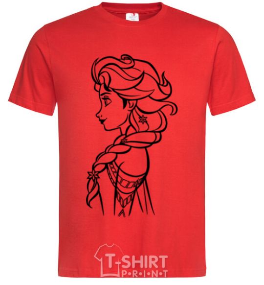 Men's T-Shirt Anna profile red фото