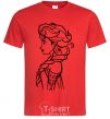 Men's T-Shirt Anna profile red фото