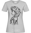 Women's T-shirt Anna profile grey фото