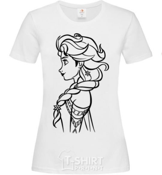 Women's T-shirt Anna profile White фото