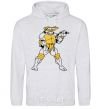 Men`s hoodie Michelangelo sport-grey фото