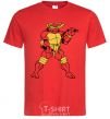 Men's T-Shirt Michelangelo red фото